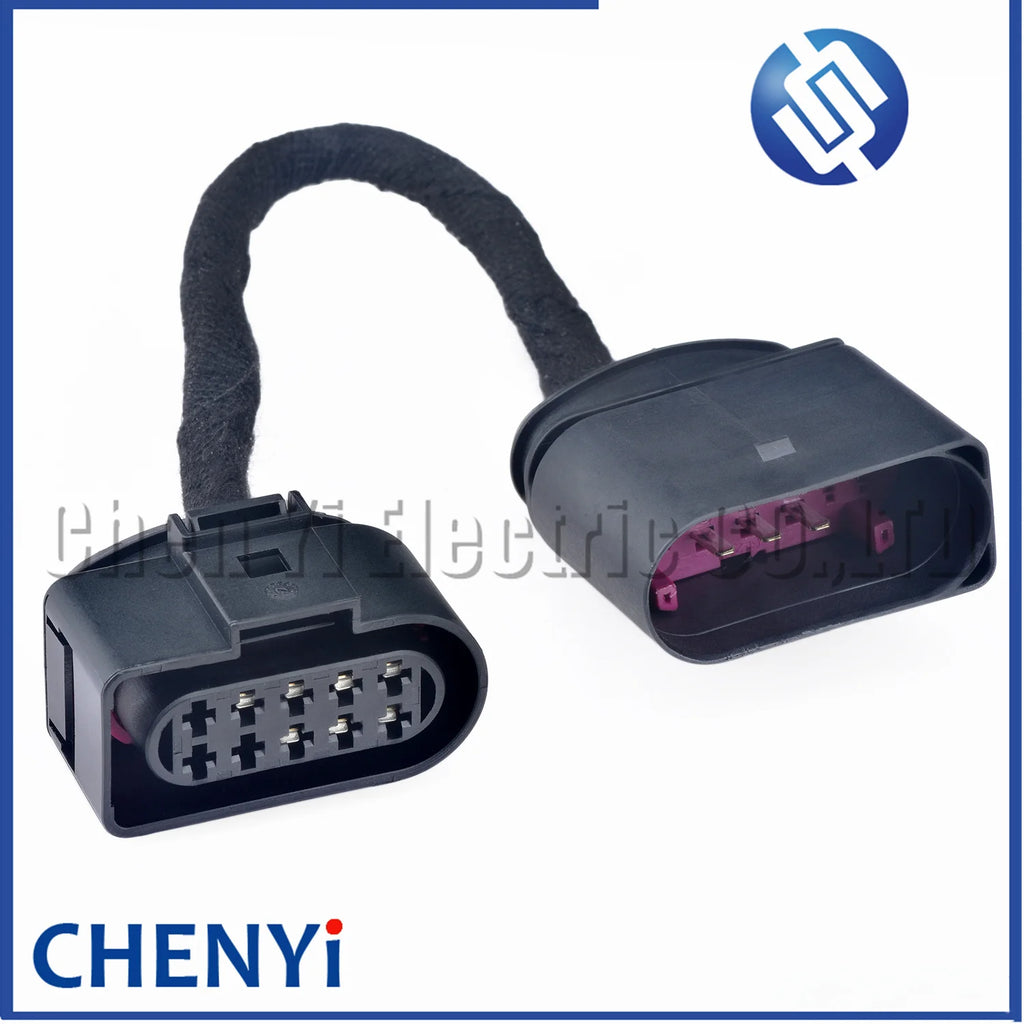 1 Pcs 10P to 14P Conversion harness plug 1J0973837 6R0973735 For Golf 7.5 LED headlight modification upgrade adapter cable