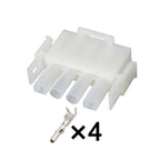 4-Pin Connector Unsealed 2.1mm Male Female Connector Automotive Wire Harness Terminals Cable Socket 5084-1040 1-480703-0