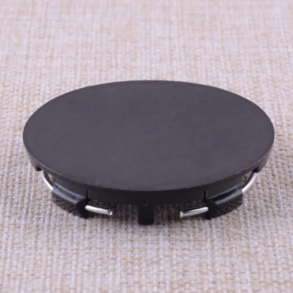 4pcs 70mm Car Black / Silver Universal Car Wheel Hub Center Cap Cover Wheel Hub Center Badges Fit For RM Rims Type