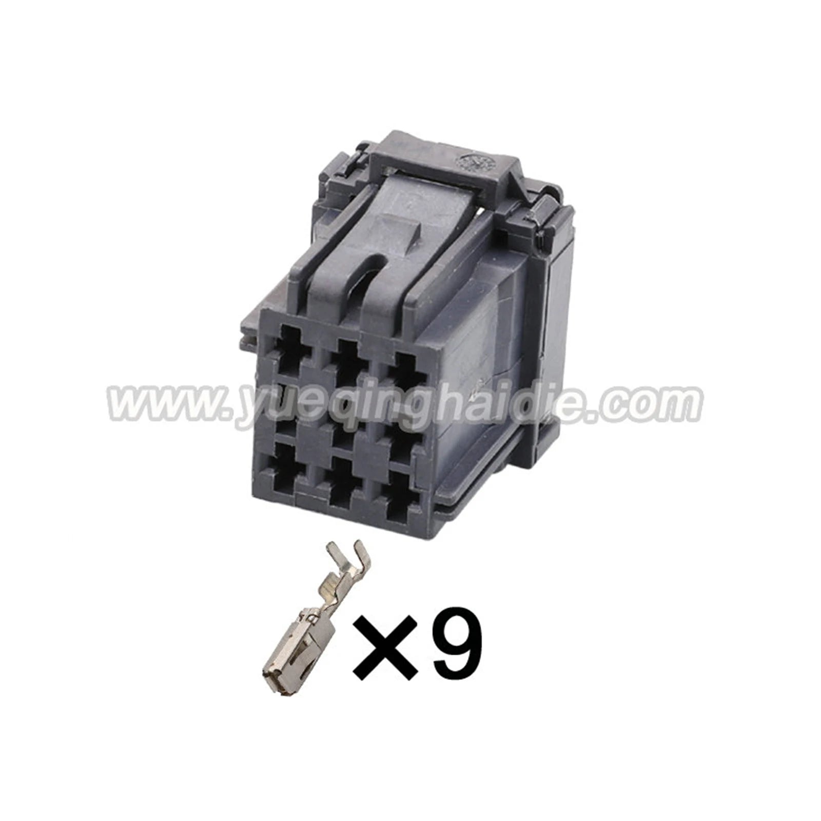 9PIN Connector 2.8mm Unsealed Male Female Connectors Wiring Harness Cable Socket 8-968971-1 Grey Yellow White