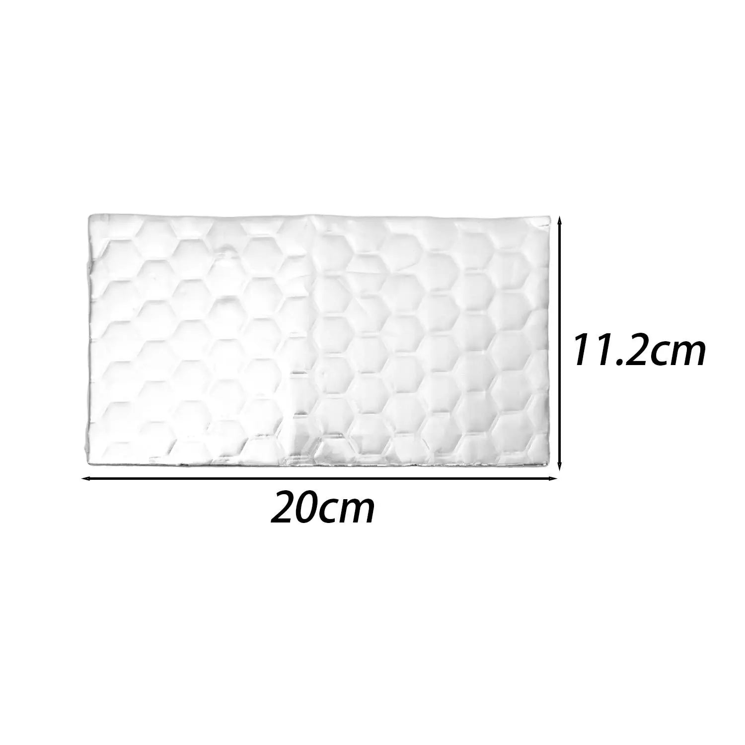 Car Soundproofing Mat Closed Cell Foam Shock Absorption for Thermal Noise Insulation Car Hood 25X18CM Rv Camper Insulation Mat