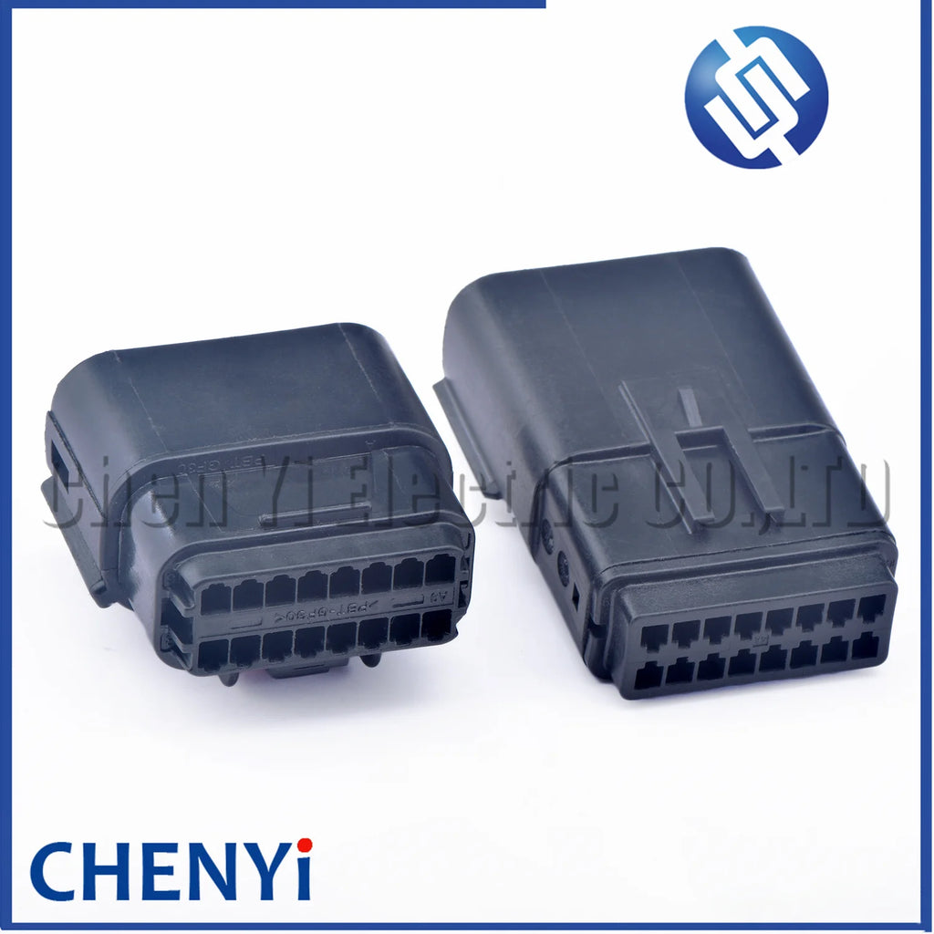 16 Pin Automotive waterproof connector Headlight Lamp Light plug Socket 54241630 For Chevrolet Cadillac Lincoln Dodge GMC