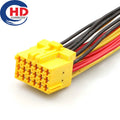 18 Pin Connector Unsealed 2.8mm Series Female Connectors Motorcycle Electrical Harnesses Wiring Harness 1-967624-4