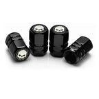 4Pcs Tire Valve Stem Caps, Universal Car Wheel Air Valve Dust Proof Covers for Cars, Trucks, SUVs, Bikes and Motorcycles Amagi