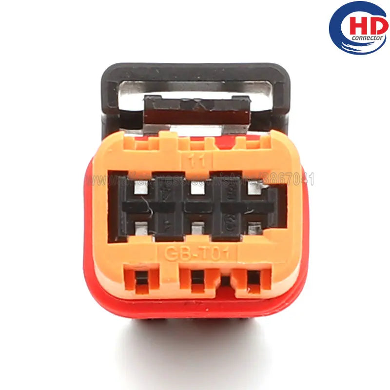 6pin auto waterproof   electric   plastic  wire   harness   connector HD067G-0.6-21