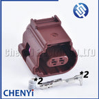 2 Pin female Auto Waterproof Connector Exhaust temperature sensor plug 8K0 973 702A 8K0973702A 1670587-2 1670583
