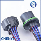 10 Pin auto headlight plug waterproof Headlamps socket HP406-10021 wiring harness connector For Hyundai IX25 Kia K2 K3 with wire