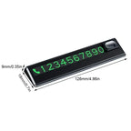 Car Park Stop Sign Universal Automobile Accessories Car Temporary Parking Card Phone Number Card Plate Telephone Number Amagi