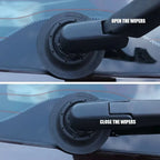 1/2pcs Car Wiper Bottom Hole Dustproof Cover Debris Leaves Falling Prevention Protective Covers Car Windshield Wiper Accessories