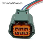 1 Set 6 Pin 6189-0766 Car Throttle Waterproof Electrical Cable Connectors Female Wire Harness Plug For Nissan 6181-0511