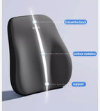 Car Memory Foam Headrest Set Car Neck Pillow Car Lumbar Waist Cushion Waist Support Car Seat Pillow Accessories Tools