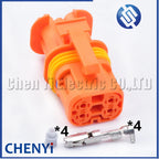 4 Pin Automobile waterproof connector Rear modulator plug 18650.000.001 18164.000.002 For МАN truck EBS Knor 2.2 2.3