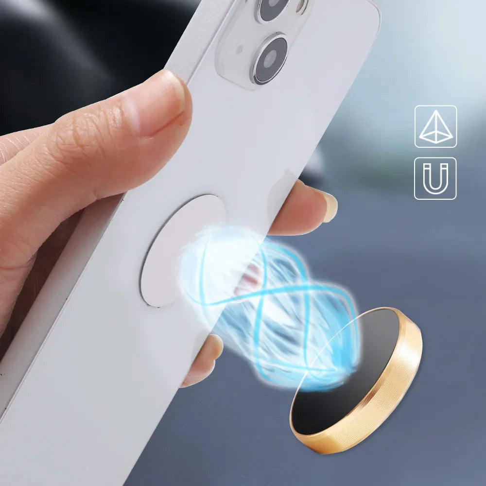 1/20Pcs Magnetic Metal Plate For Magnetic Car Phone Holder Universal Iron Sheet Sticker Stand Mobile Phone Magnet Holder Mount