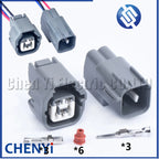 3 Pin auto waterproof connector harness plug Ignition Coil wiper water spray motor plug MG641362-4 MG651359-4 For Hyundai Kia