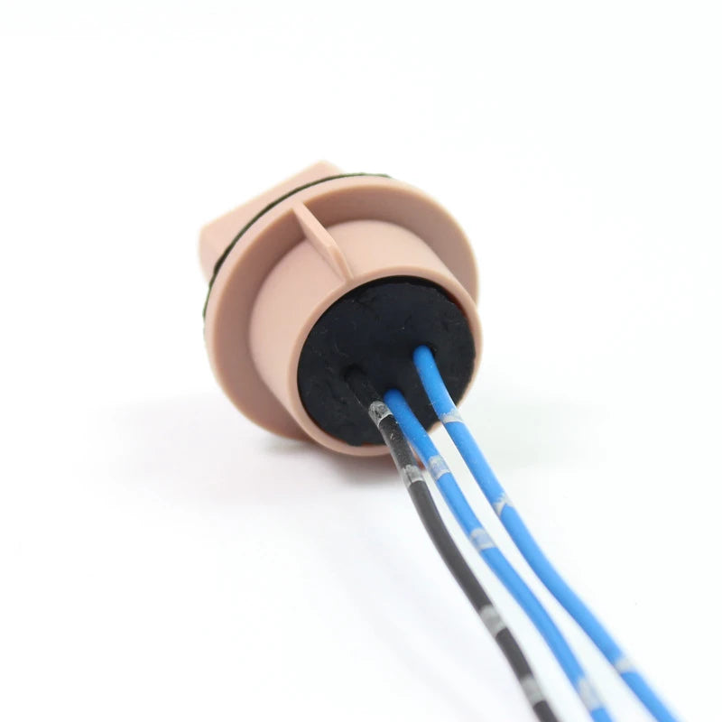 1PC LED T20 Car Lamp Lights Bulb Socket Adapter Extension Connector Plug Bulb Holder Fits 7443 / T20 / W21 / 5W / W3x16q Holder