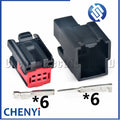 6 Pin Auto seat connector car one key start switch harness plug C2195 0-1419158-5 1419158-5 3-1441325-1 For Ford Mondeo Focus