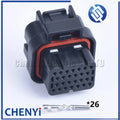 26 Pin 3-1437290-7 6437288-6 3 slots electrical female or male Straight PCB wire to board connector ECU plug