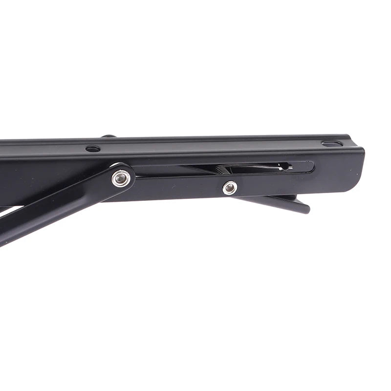 1Pcs Campervan Folding Bracket Table Shelf Motorhome Caravan Black Finish Stainless Steel Mini Folding Table Car Accessories