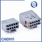 10 Pin Auto connector Car amplifier instrument multimedia audio CD player plug 7282-6457-40 7283-6457-40 For Ford Land Rover
