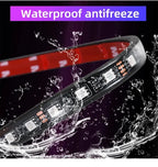 Motorcycle Atmosphere Underglow Lights LED Kits App Remote Control RGB Waterproof For Yamaha BMW Harley Suzuki E-bike Amagi