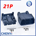 21 Pin Car computer module connector male or female Gateway harness plug 2229097-2 90980-12C61 For Toyota Lexus