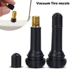 TR414 Car Wheel Tyre Tubeless Tire Tyre Valve Black Rubber Snap-in Stems Dust Caps Biycycle Wheels Tires Parts Accessories