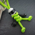 Handmade Building Block Keychain Biker Helmet Pendant Bag Rope Braided Paracord Backpack Doll Hanging Buddy Pendan Amagi