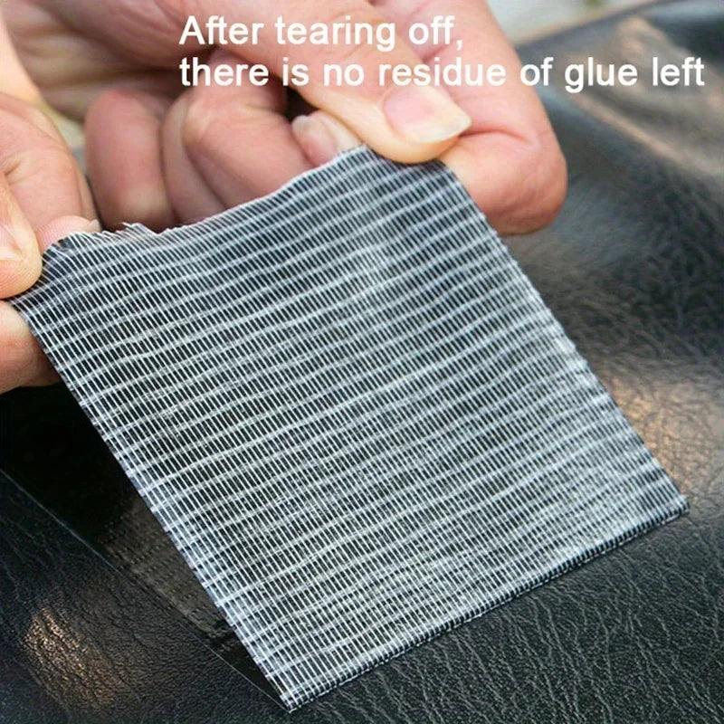 Black Artificial Leather Repair Tape Self-Adhesive Strong Patch Waterproof PU Repair Cushion Attached Motorcycle Leather Chair