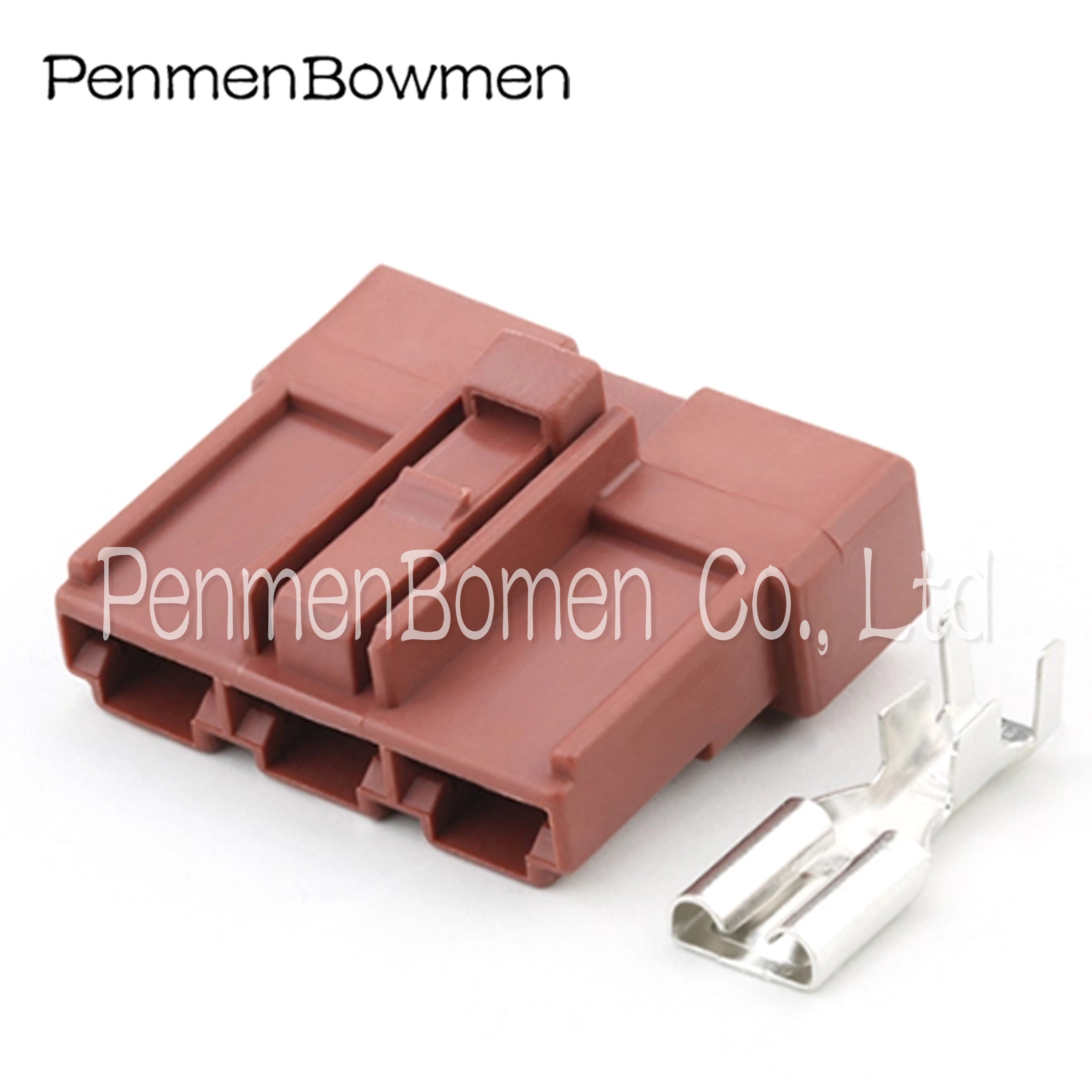 1 Set 3 Pin Auto 7.8mm HD High Current Electrical Cable Connectors Female Wire Harness Plug 6098-0208 6098-0210