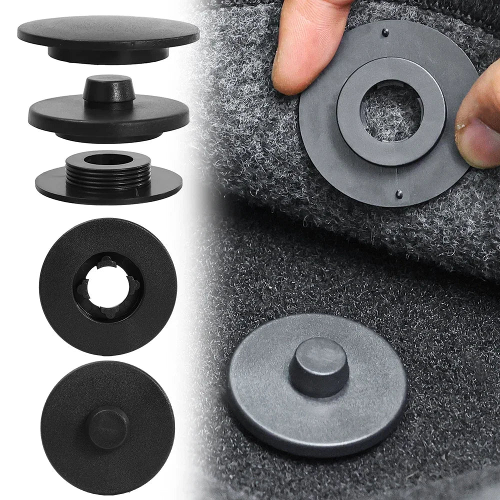Universal Car Floor Mat Anti-Skid Fixer Grips Double Layer Fixed Clips Set Arpet Fixing Clamps Buckle Fixer Interior Accessories