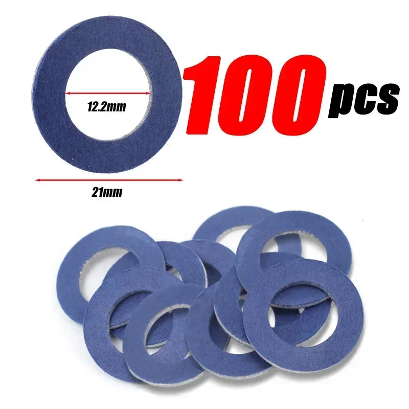 Oil Pan Gaskets Nut Seal Ring Alumium for Toyota Lexus Engine Oil Drain Plug Seal Washer 90430-12031 Cars Parts Auto Accessories