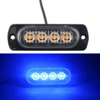 1PC 4Leds Car Light Grill Light Car Truck Trailer Beacon Lamp LED Side Light Car Grill Breakdown Light Lamp LED