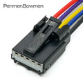 1 Set 5 Pin 2.54mm Car HUD Electrical Cable Connectors Female Male Wire Harness Plug For 31072-1070 31072-1010
