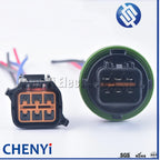 6 Pin Auto waterproof plug wiring cable Car headlight connector Light Lamp Plug for Hyundai Sonata Elantra IX35 K2 K3 K series