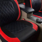 Universal Car Seat Covers Black Fashions Sports Seat Covers PVC Fabric Car Seat Cover Universal Interior Accessories Amagi
