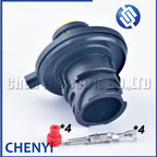 4 Pin Auto waterproof circular connector Solenoid valve plug Differential lock pressure switch plug for F3000 X3000 M3000 Truck