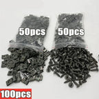 Metal U-Type Screw Fastener Clip Car Base Anti-rust Clamp Fastener Bumper Fender Trim Panel Fastener Board Protection Amagi