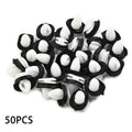 50Pcs Door Exterior Side Molding Trim Clips Plastic For Fiat Exterior Side Molding Massage Lower Door Trim Clips