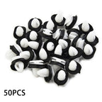 50Pcs Door Exterior Side Molding Trim Clips Plastic For Fiat Exterior Side Molding Massage Lower Door Trim Clips