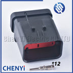 12 Pin male female Auto Waterproof Connector Camshaft Sensor Plug Engine Injector 776438-1 776437-1 For Carter Excavator