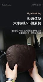 High Quality Car Headrest Neck Support Seat Design S Class Soft Universal Adjustable Car Pillow Neck Cushion Amagi