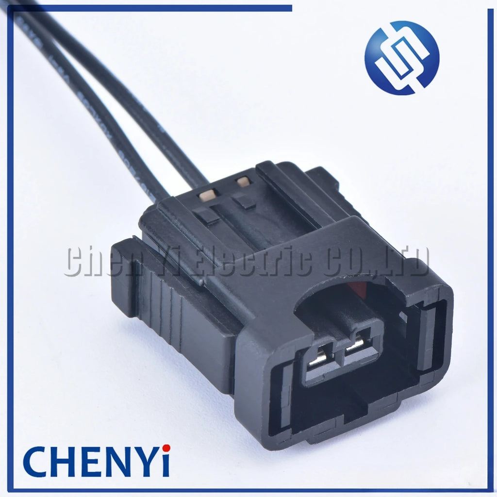 2 pin female auto housing waterproof plug wiring harness cable connector MG640543-5 with 15cm 18AWG wire