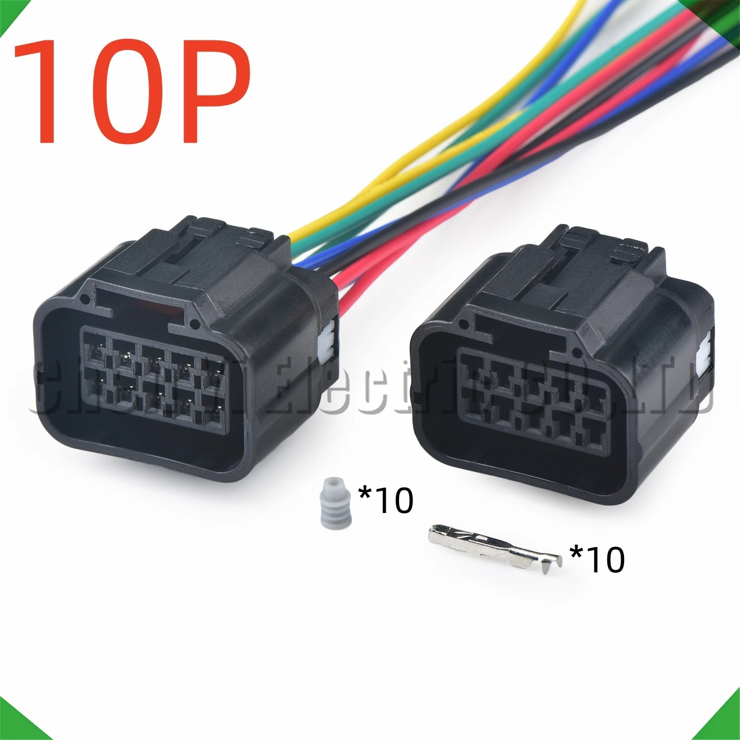 10-pin auto connector automotive connectors solenoid valve harness hitachi excavator
