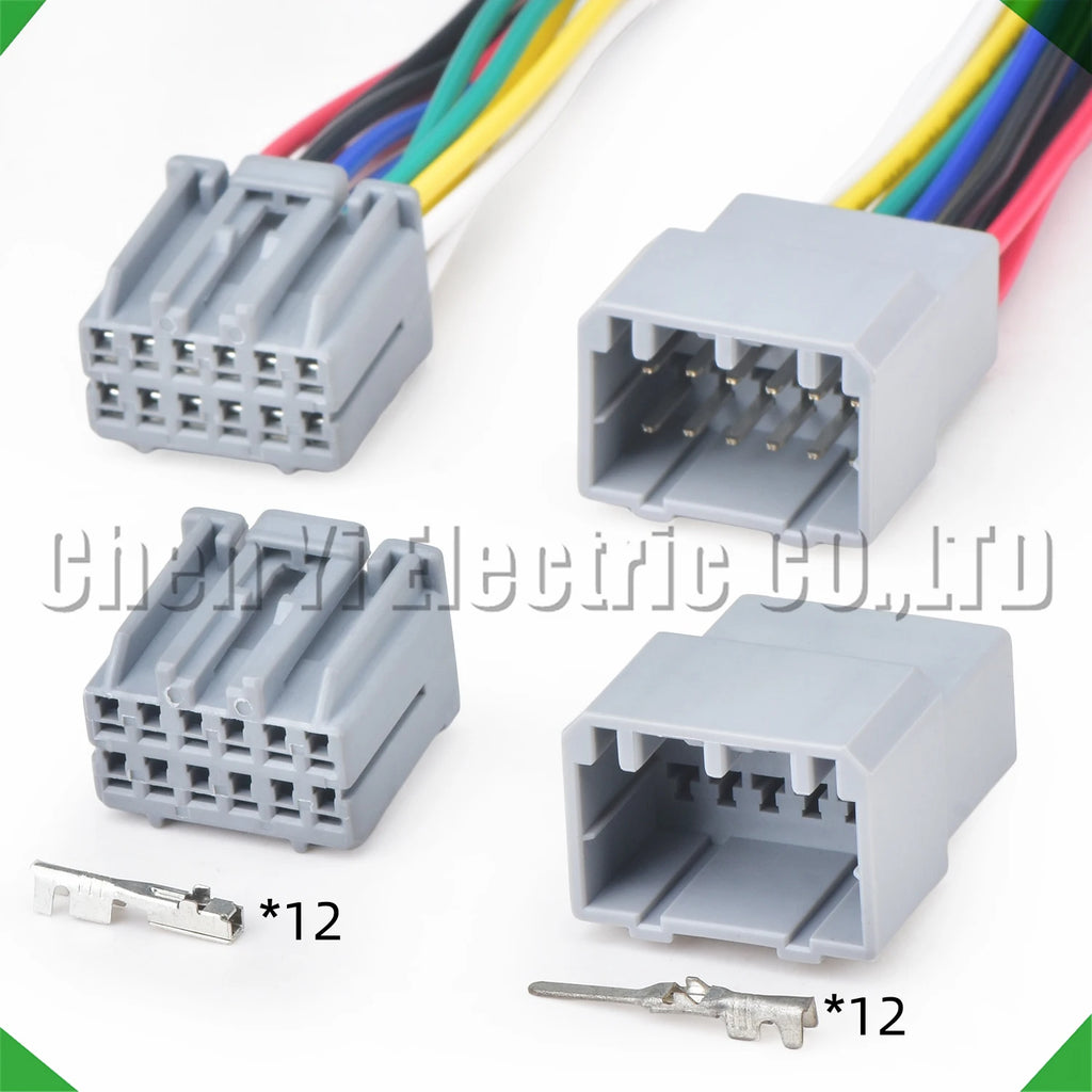 12-Pin Auto Connector Automotive Connectors Amplifier Multimedia Audio harness 917978-6
