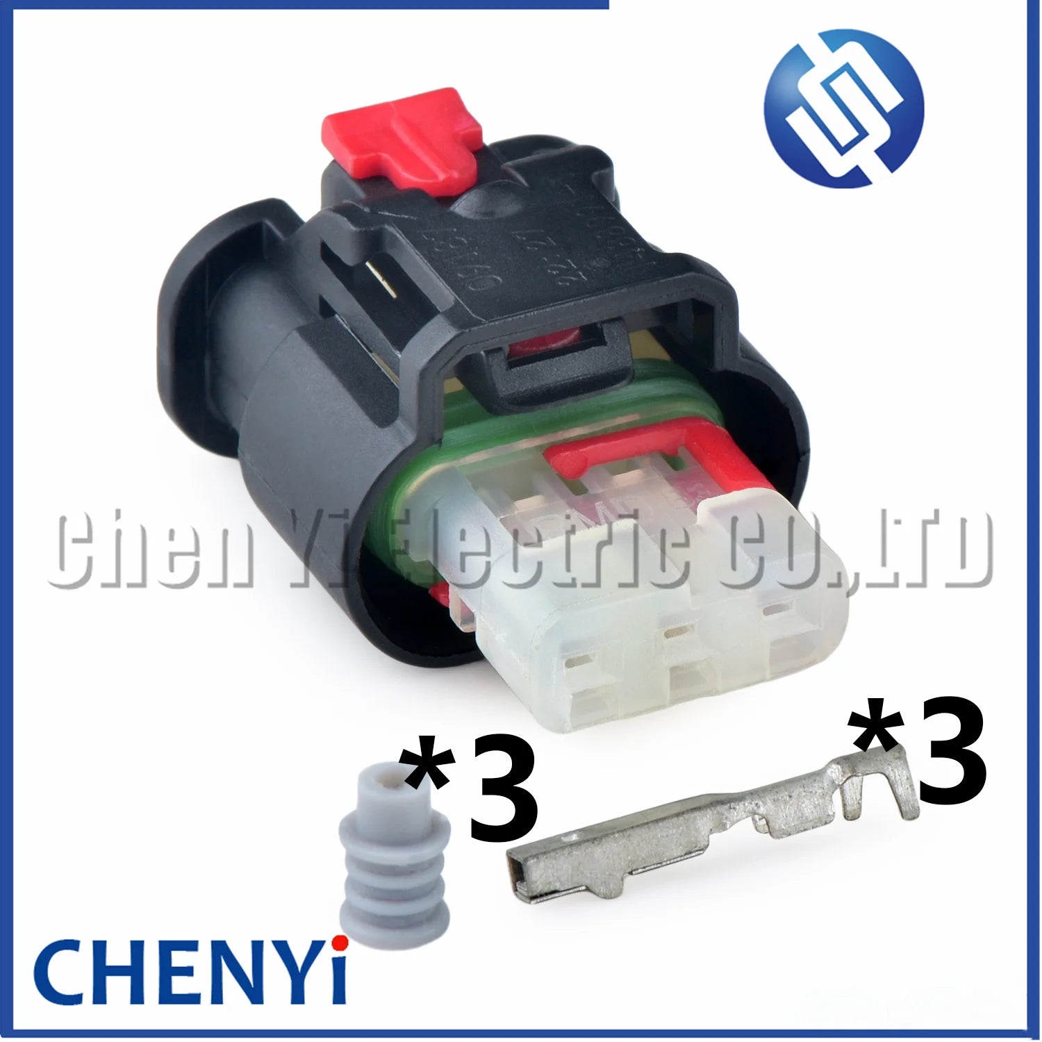 3 Pin Auto Parking Sensor Connector cam Crankshaft position Reverse radar sensor plug 1488991-1 1488991-2 1488991-5 1488991-6