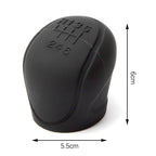 Car Silicone Gear Shift Knob Cover Gear Shift Non-Slip Grip Handle Protective Covers Manual 6-speed Car Interior Accessories