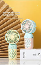Motorcycle Portable Mini Fan Handheld Fan Lightweight Handy Fan Pocket Size Low Noise Small Electric Student Gift Outdoor Amagi