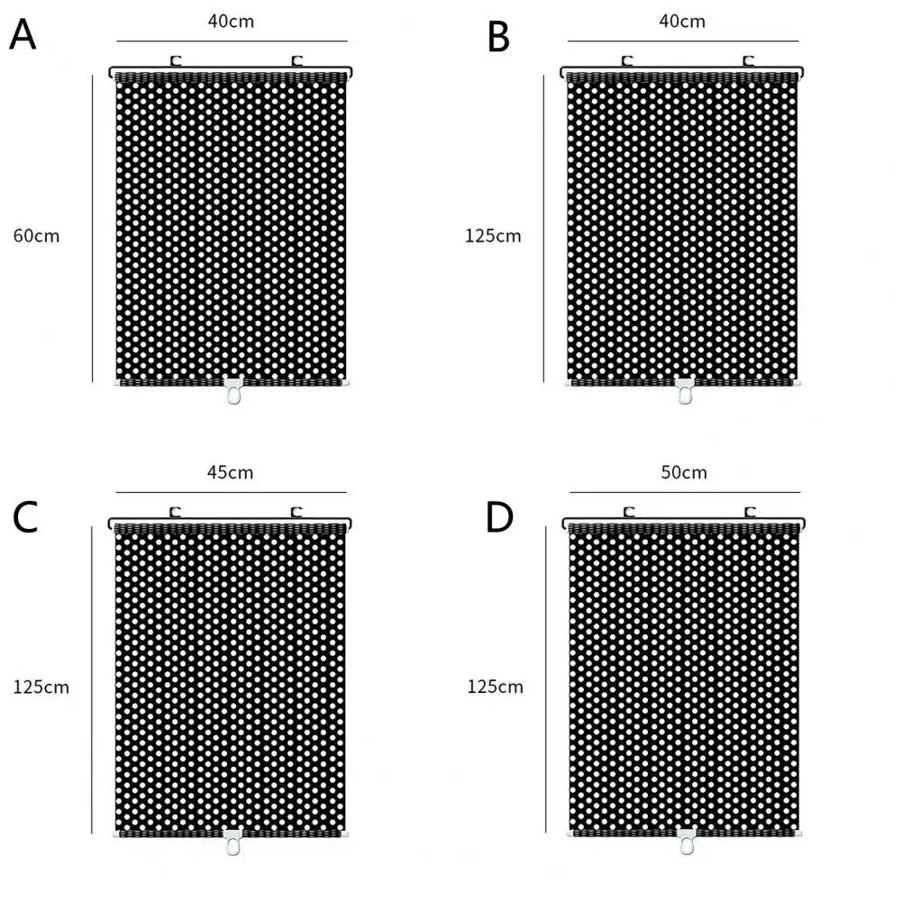 Car Retractable Sunshade Curtain Sunshade And Heat-insulating Side Window Curtains Curtains For Sunshade Blocking amabilis Tools