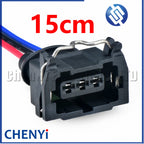 3 Pin female wire harness cable sealed connector Automotive waterproof connector fuel Injector plug Car light plug