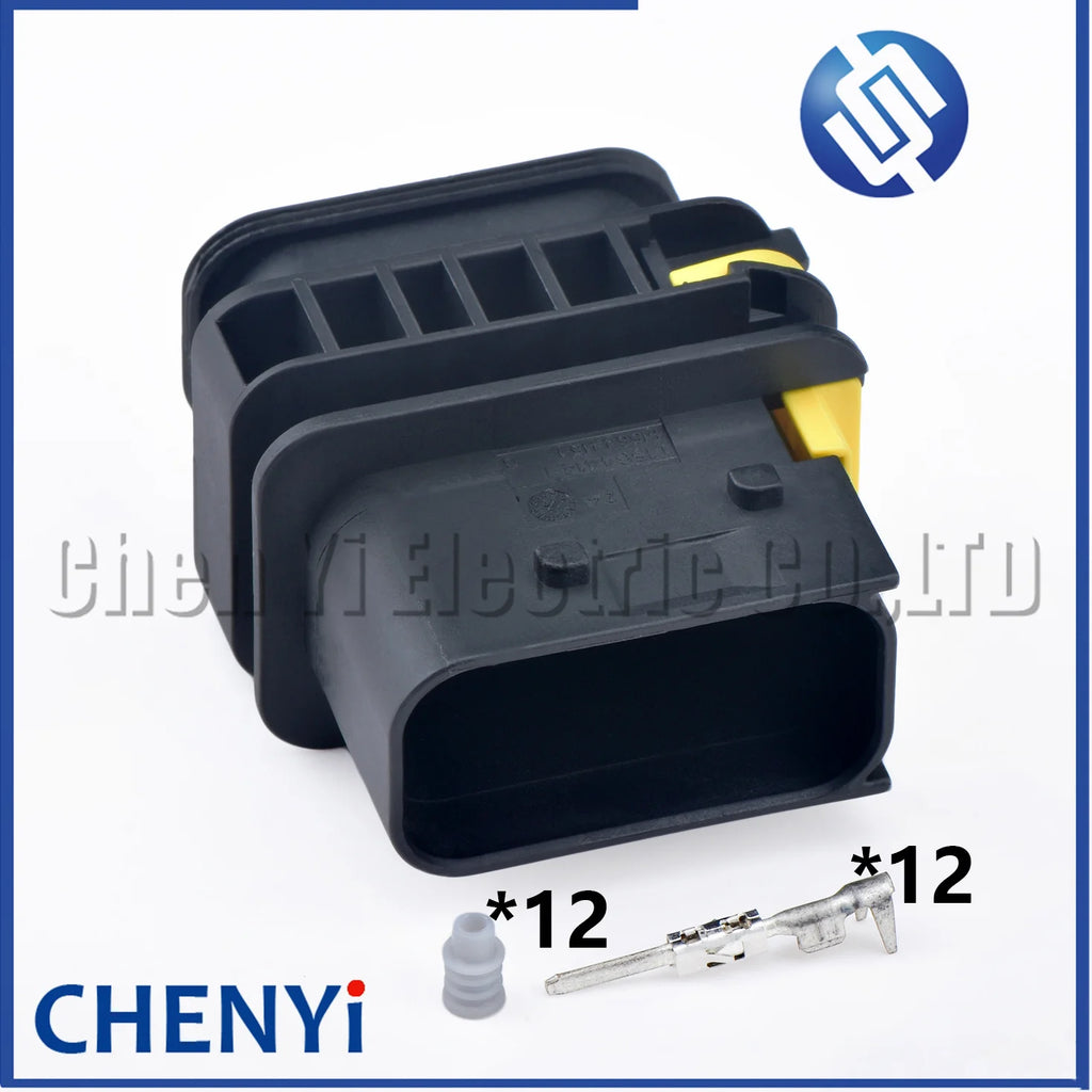 12 Pin Female or male Automotive Waterproof Wire Harness Wiring Connector plug 1-1703639-1 1-1564520-1 0-1670898-1 1-1564414-1